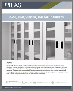 Polypropylene Laboratory Furniture 2 Cabinets with Doors