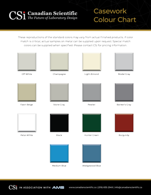 CSi AMS Colourchart COVER