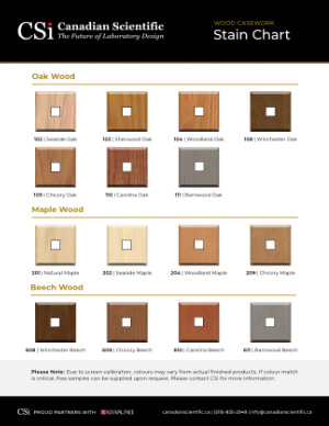 CSi Colour Chart Wood Casework 2026