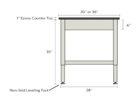 Table Frame End View 456x337 1