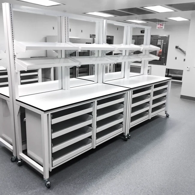 Canadian Scientific at the 2024 SLCan Sustainable Lab Conference 2 Titan pharm bench hanging pullout 650x650 1