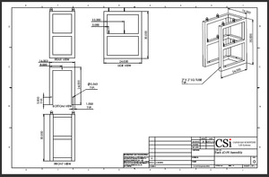 cylinder rack 2d1w cover